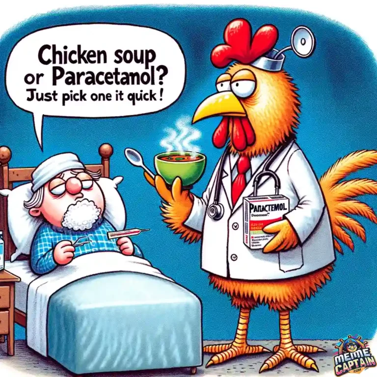 chicken soup paracetamol meme