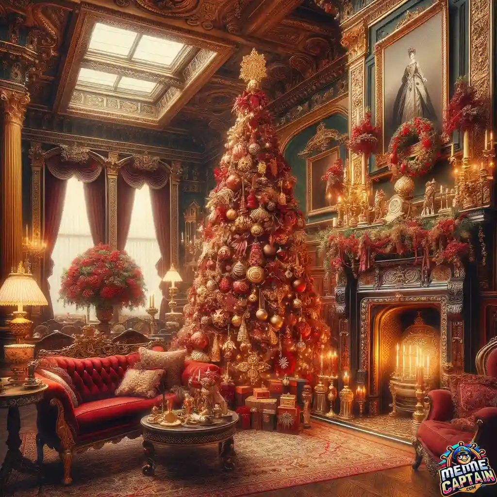 holiday grandeur in classical abode