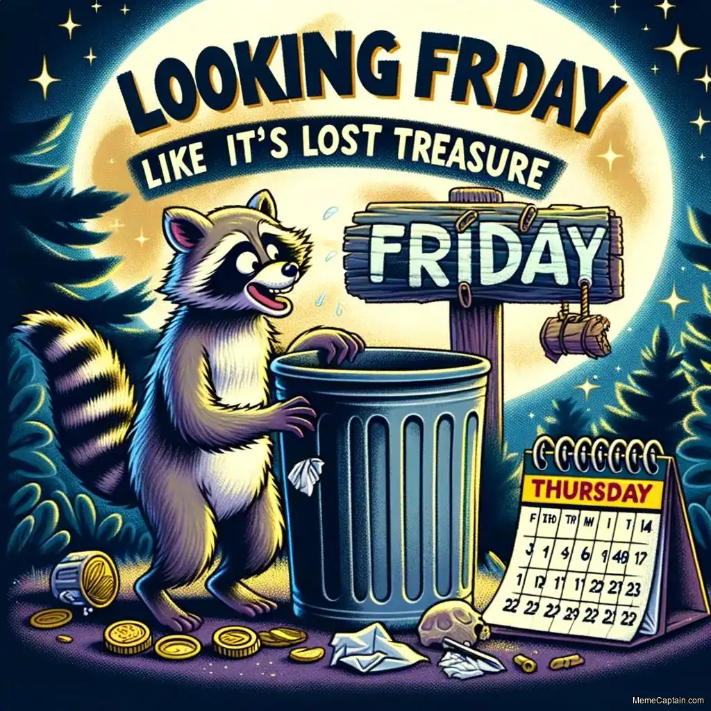 Looking Friday like its lost Treasure